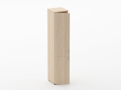 Шкаф высокий закрытый Персона Грата Glassy 6.19.13Л Орех