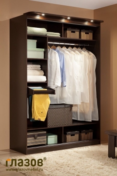 Шкаф-купе Глазовская МФ 2 Домашний Композиция Венге