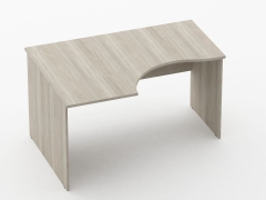 Стол угловой Персона Грата Twin 12.11.14Л Дуб Сантана светлый
