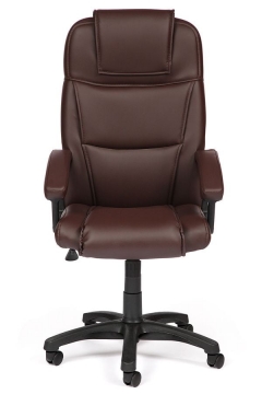 Кресло руководителя Tetchair Bergamo коричневая 36-36