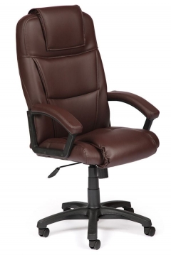 Кресло руководителя Tetchair Bergamo коричневая 36-36