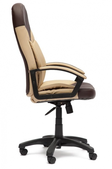 Кресло руководителя Tetchair Twister коричневый+бежевый