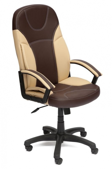 Кресло руководителя Tetchair Twister коричневый+бежевый