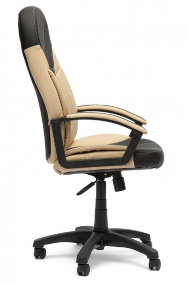 Кресло руководителя Tetchair Twister черный+бежевый 36-6,36-34