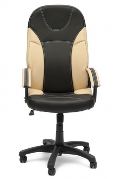 Кресло руководителя Tetchair Twister черный+бежевый 36-6,36-34