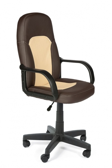 Кресло руководителя Tetchair Parma коричневый+бежевый
