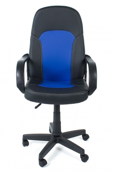Кресло руководителя Tetchair Parma черный+синий