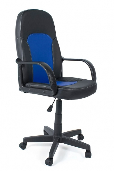 Кресло руководителя Tetchair Parma черный+синий