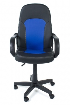 Кресло руководителя Tetchair Parma черный+синий