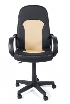 Кресло руководителя Tetchair Parma черный+бежевый 36-6,36-34