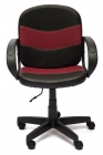 Офисное кресло Tetchair BAGGI черный,бордо