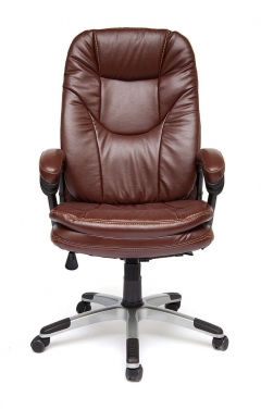 Кресло руководителя Tetchair COMFORT коричневый, 2 TONE