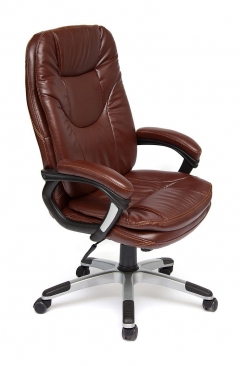 Кресло руководителя Tetchair COMFORT коричневый, 2 TONE