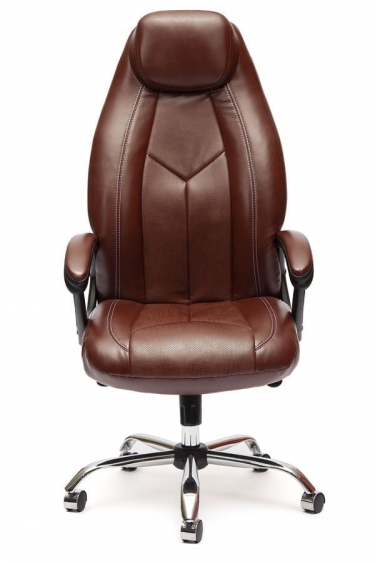 Кресло руководителя Tetchair BOSS люкс коричневый 2 TONE