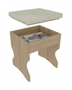 Пуфик Мебельсон Виктория-1 Пуф Дуб Сонома