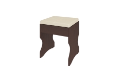 Пуфик Мебельсон Виктория-2 Пуф Венге