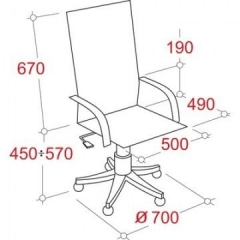 Кресло EasyChair EChair-624 TTW 334348 Черное
