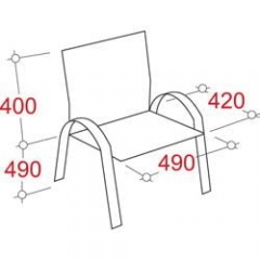 Конференц-кресло EasyChair Echair-806 VPU 478409 Черное
