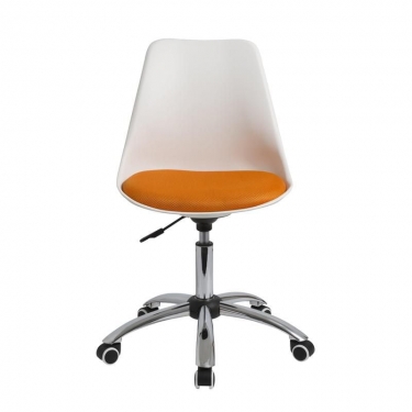 Кресло EasyChair Echair-212 PTW 480761 Белое Оранжевое