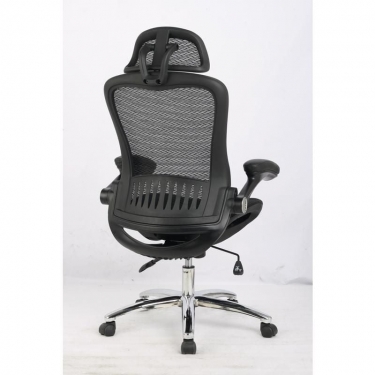 Кресло руководителя EasyChair EChair-552 TTW Net 526697 Черное