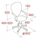 Кресло EasyChair EChair-322 PC 622258 Серое