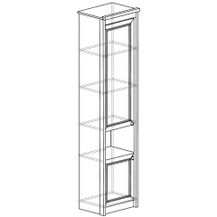 Шкаф многоцелевой Яна Флоренция 643 Дуб Гарвард