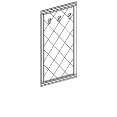 Панель-вешалка Яна Флоренция 649 Дуб Оксфорд