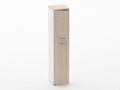 Шкаф 4 узкий закрытый Персона Грата Deka 10.19.14Л Туя/Белый