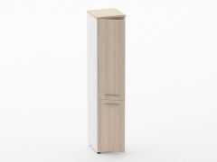 Шкаф 4 узкий закрытый Персона Грата Deka 10.19.15Л Туя/Белый