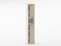 Шкаф 5 узкий закрытый, с нишей Персона Грата Deka 10.23.14Пр Туя/Белый