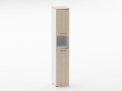 Шкаф 5 узкий закрытый, с нишей Персона Грата Deka 10.23.14Л Туя/Белый