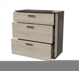 Комод с тремя ящиками Гранд Кволити 4-4425 Венге Дуб сонома