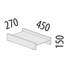 Тумба под системный блок Витра Альфа 63.24 Дуб кобург