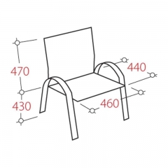 Конференц-кресло EasyChair UN_Salsa silver 244446 Черный