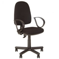 Кресло офисное EasyChair UA_JUPITER Ткань 508870 Черная