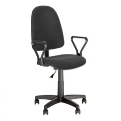 Кресло офисное EasyChair UA_Prestige Ткань 501764 Черная