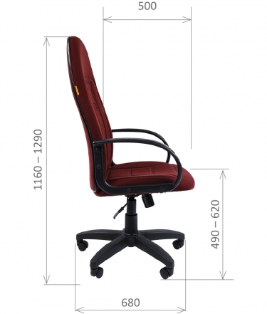 Офисное кресло Chairman Chairman 727 TW-11 черный