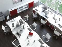 Стеллаж приставной POINTEX TES28443101 Белый