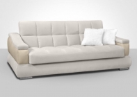 Диван-кровать Славянская мебель Голливуд асти мозаик 2 каролина лайт милк