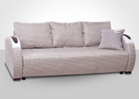 Диван-кровать Славянская мебель Европа-2 каролина блэк микровелюр кожа 24-1 эйвон 270