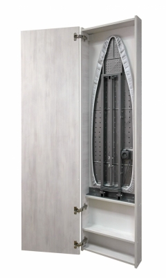 Шкаф со встроенной гладильной доской Shelf-on Iron Box левый Беленый дуб