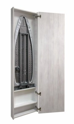 Шкаф со встроенной гладильной доской Shelf-on Iron Box правый Беленый дуб