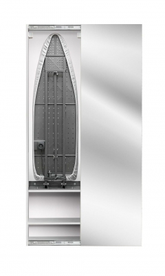 Шкаф со встроенной гладильной доской Shelf-on Iron Box Print правый, купе Венге