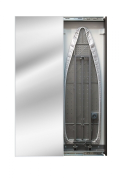 Шкаф со встроенной гладильной доской Shelf-on Iron Slim левый, купе Венге