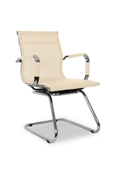 Кресло для посетителей College CLG-619 MXH-C Beige