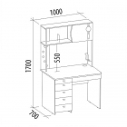 Письменный стол Витра Орион 8.10 Ясень Шимо-Кобург-Капучино