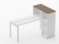 Стеллаж к столу Персона Грата Deka 9.06.10 Дуб Верцаска/Белый