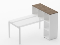 Стеллаж к столу Персона Грата Deka 9.08.12 Дуб Верцаска/Белый