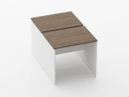 Рабочий модуль Персона Грата Deka ЛДСП каркас 75.125.08 Дуб Верцаска/Белый