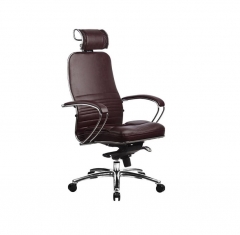 Кресло руководителя Метта Samurai KL-2.04 Темно-бордовое